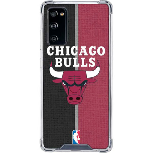 NBA Chicago Bulls Canvas Galaxy S20 FE Clear Case